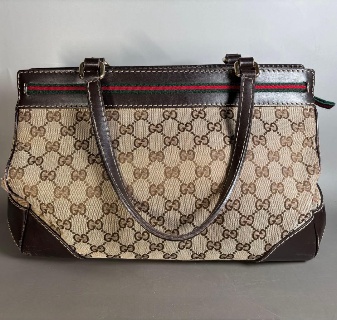 Gucci ビジネスバッグ GGパターン ベージュ