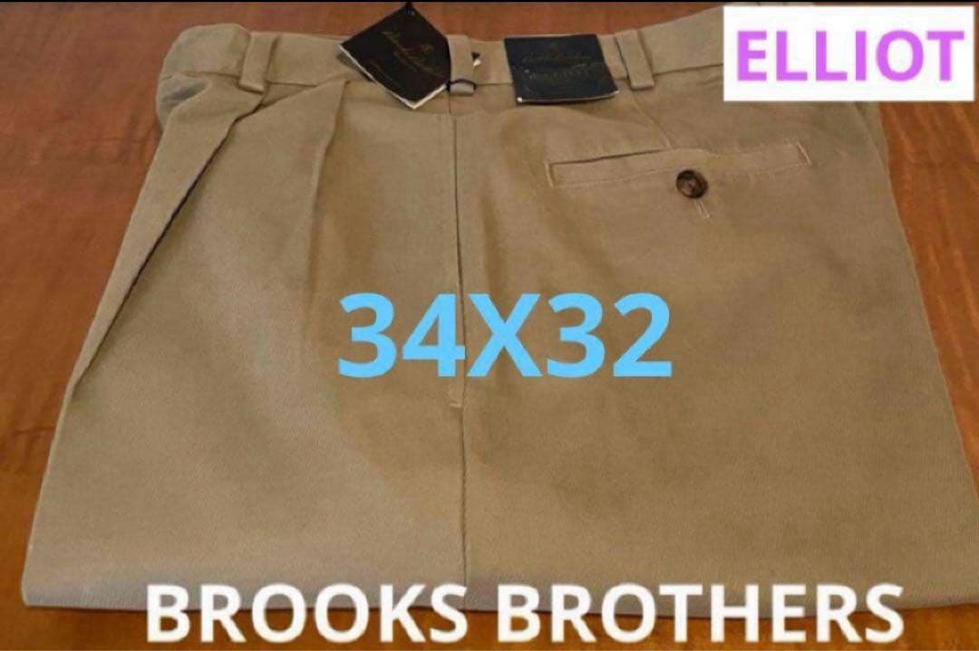 【新品】Brooks Brothers チノパン ELLIOT 34x32 冬物