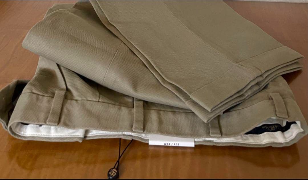 【新品】Brooks Brothers チノパン ELLIOT 34x32 冬物