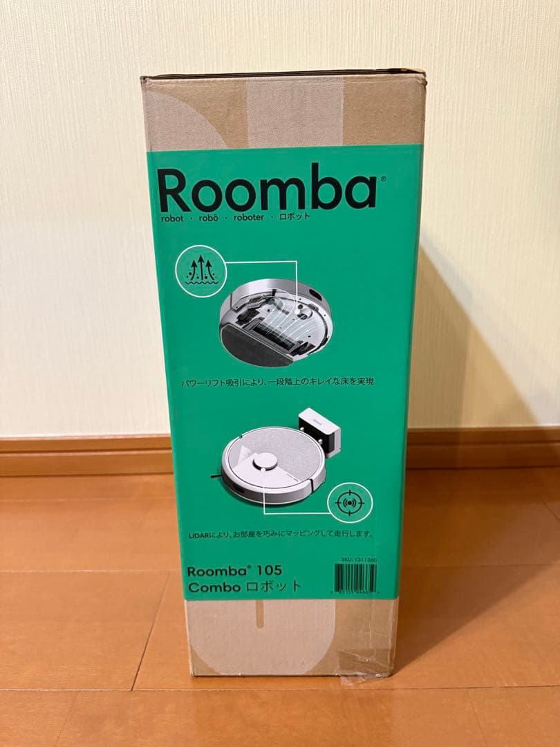 【新品未使用・未開封】iRobot Roomba®︎ 105 Combo ホワイト