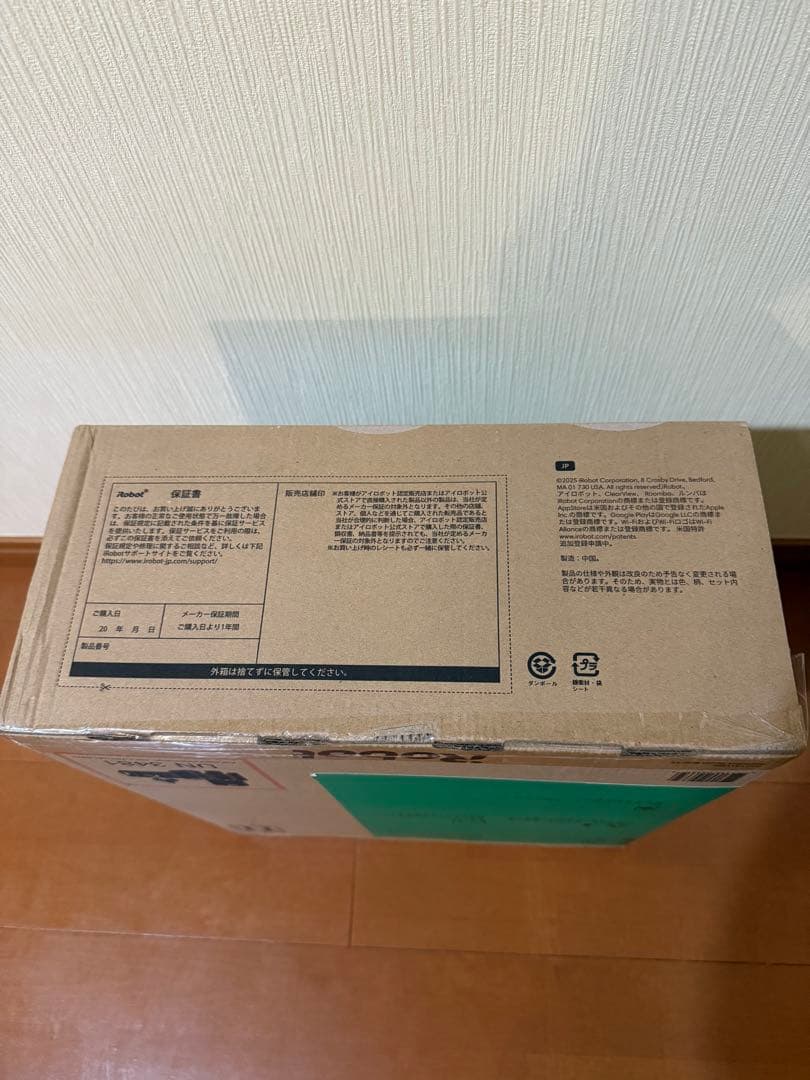 【新品未使用・未開封】iRobot Roomba®︎ 105 Combo ホワイト