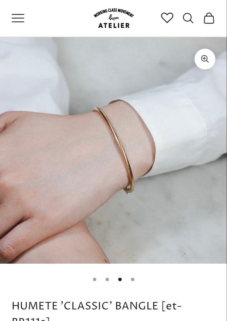 hum バングル　k10 「humete」　クラッシックバングル