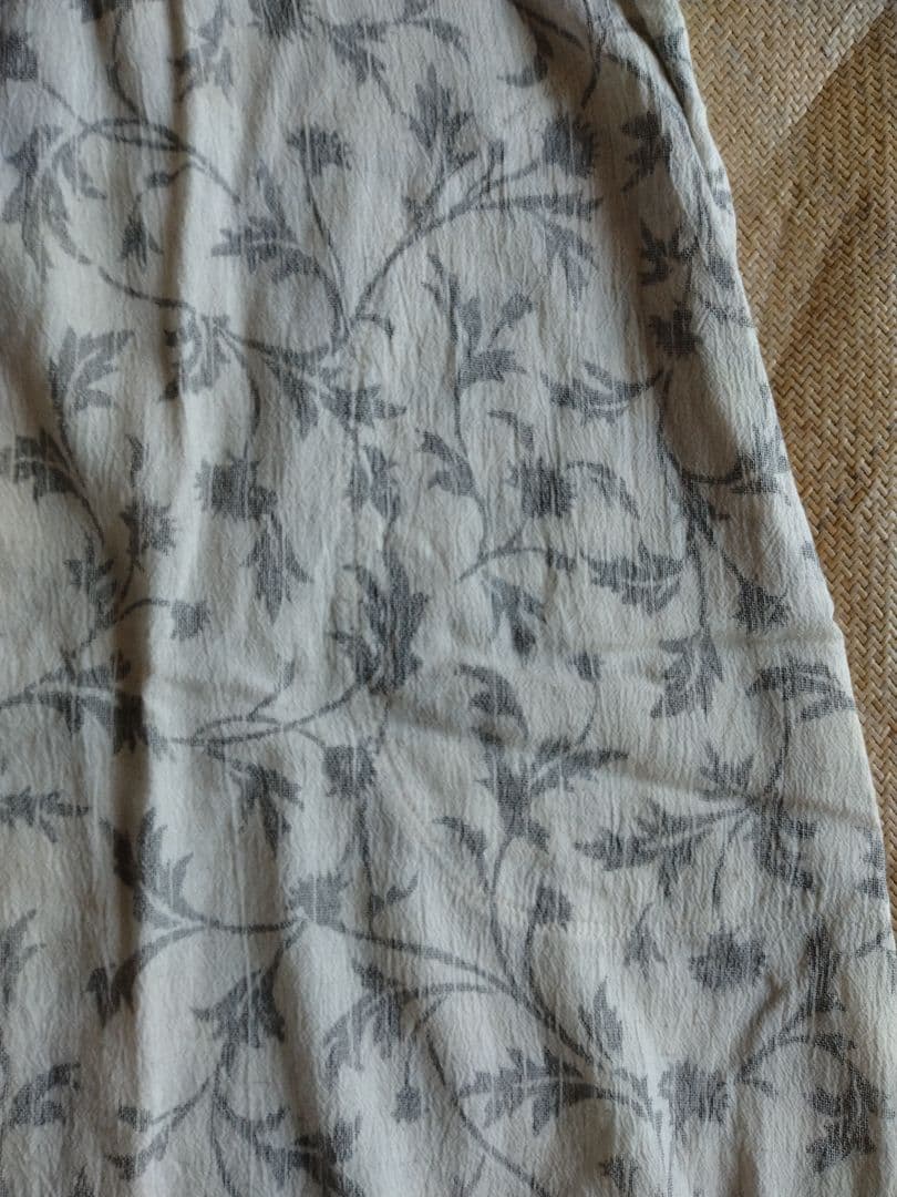 群言堂登美花柄五分袖チュニック