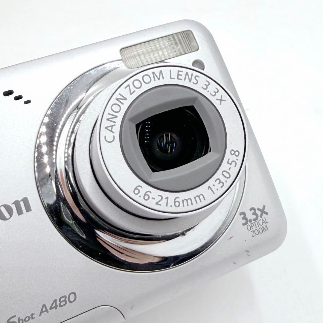 Canon PowerShot A480 シルバー コンデジ 元箱付き