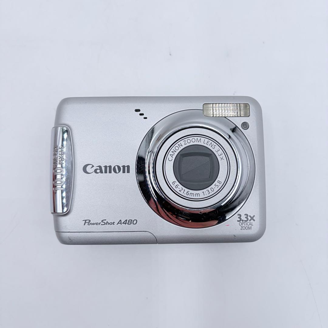 Canon PowerShot A480 シルバー コンデジ 元箱付き
