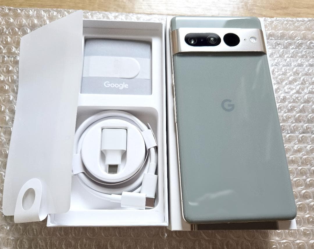 美品 Google Pixel7 Pro 128GB 灰色SIMフリー 電池新品