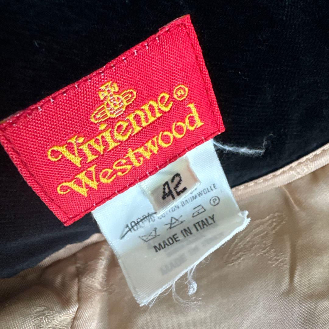 Vivienne Westwood ベルベットライディングスカート