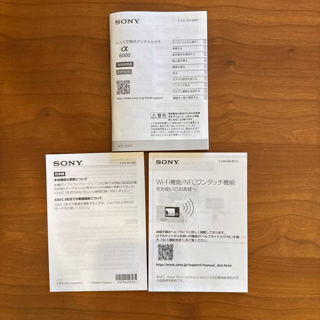 か*ん様 SONY α6000 ILCE-6000Y ダブルズームレンズキット
