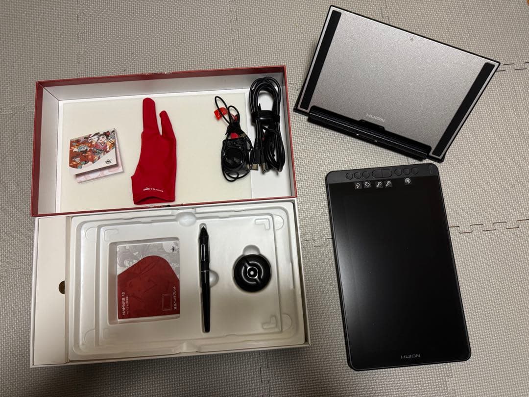 【箱・グローブあり】HUION KAMVAS 12 液晶ペンタブレット本体