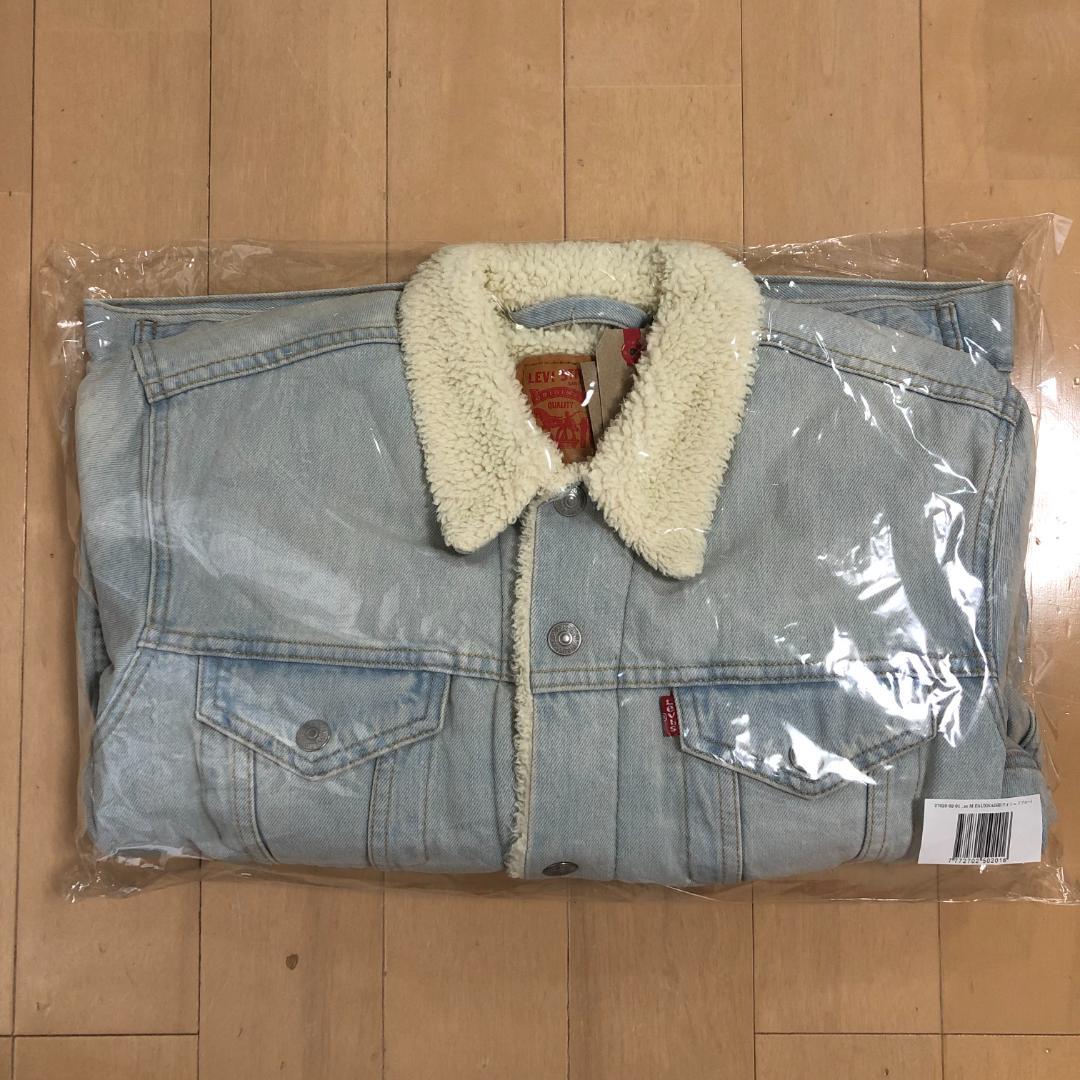 【2XL/新品】USA リーバイス メンズ ボアジャケット Gジャン