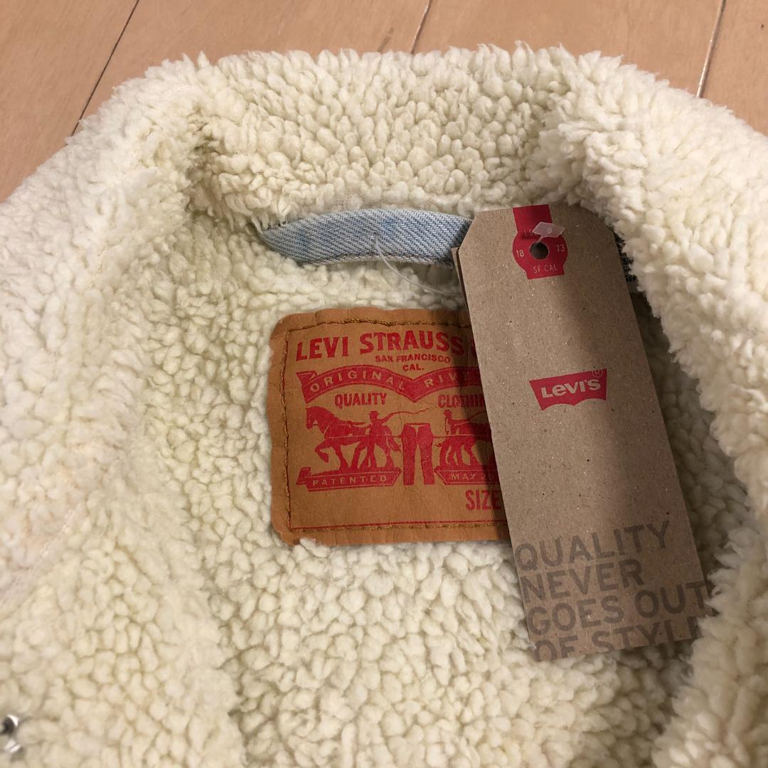 【2XL/新品】USA リーバイス メンズ ボアジャケット Gジャン