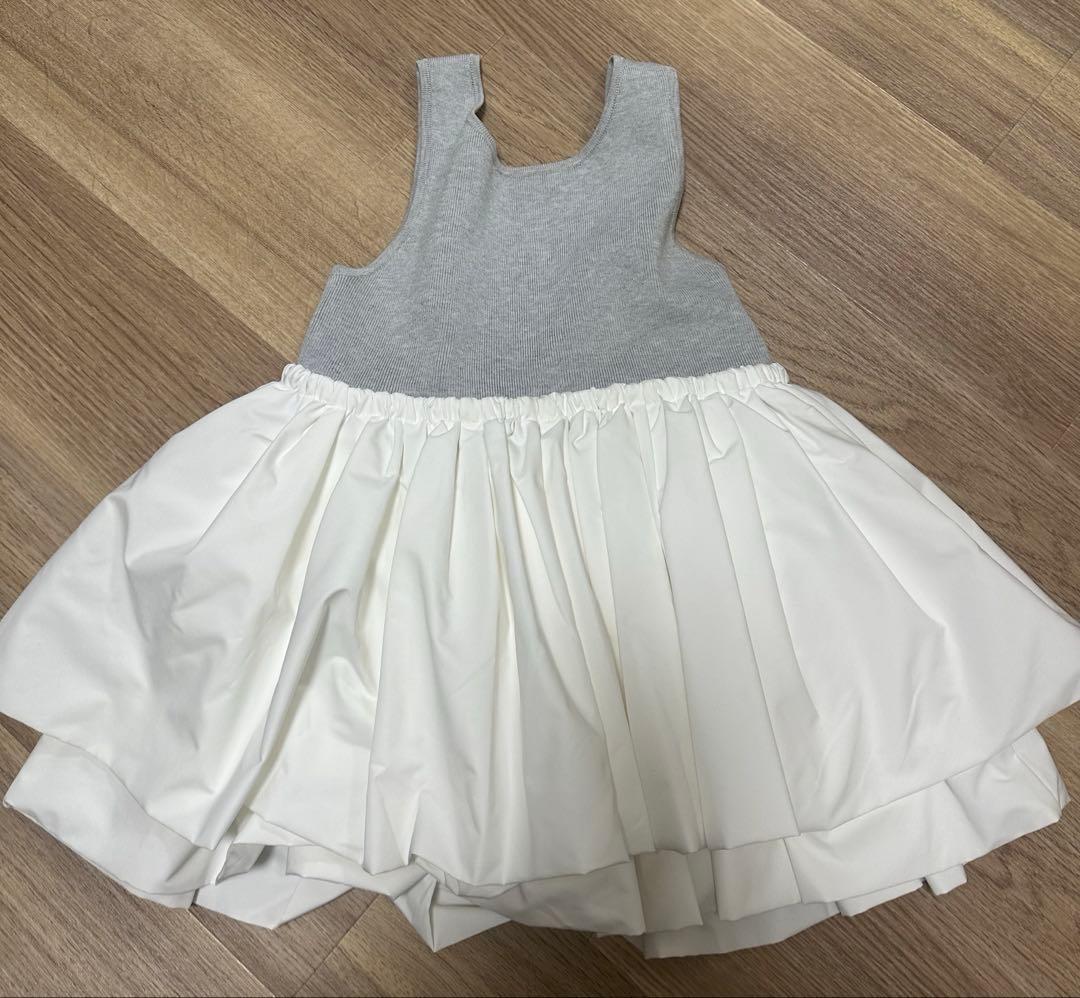 シールームリン　バルーンノースリーブトップス【グレー】