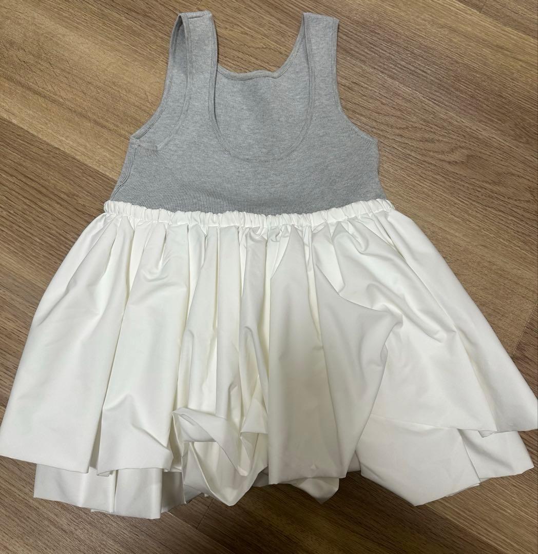 シールームリン　バルーンノースリーブトップス【グレー】