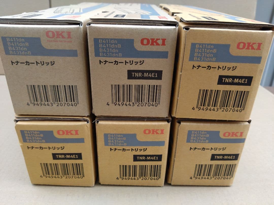 oki トナー　tnr-m4e 6本