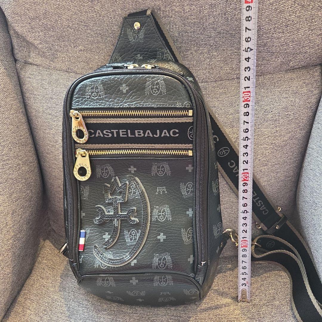 【 はや 】CASTELBAJAC ブラック ショルダーバッグ