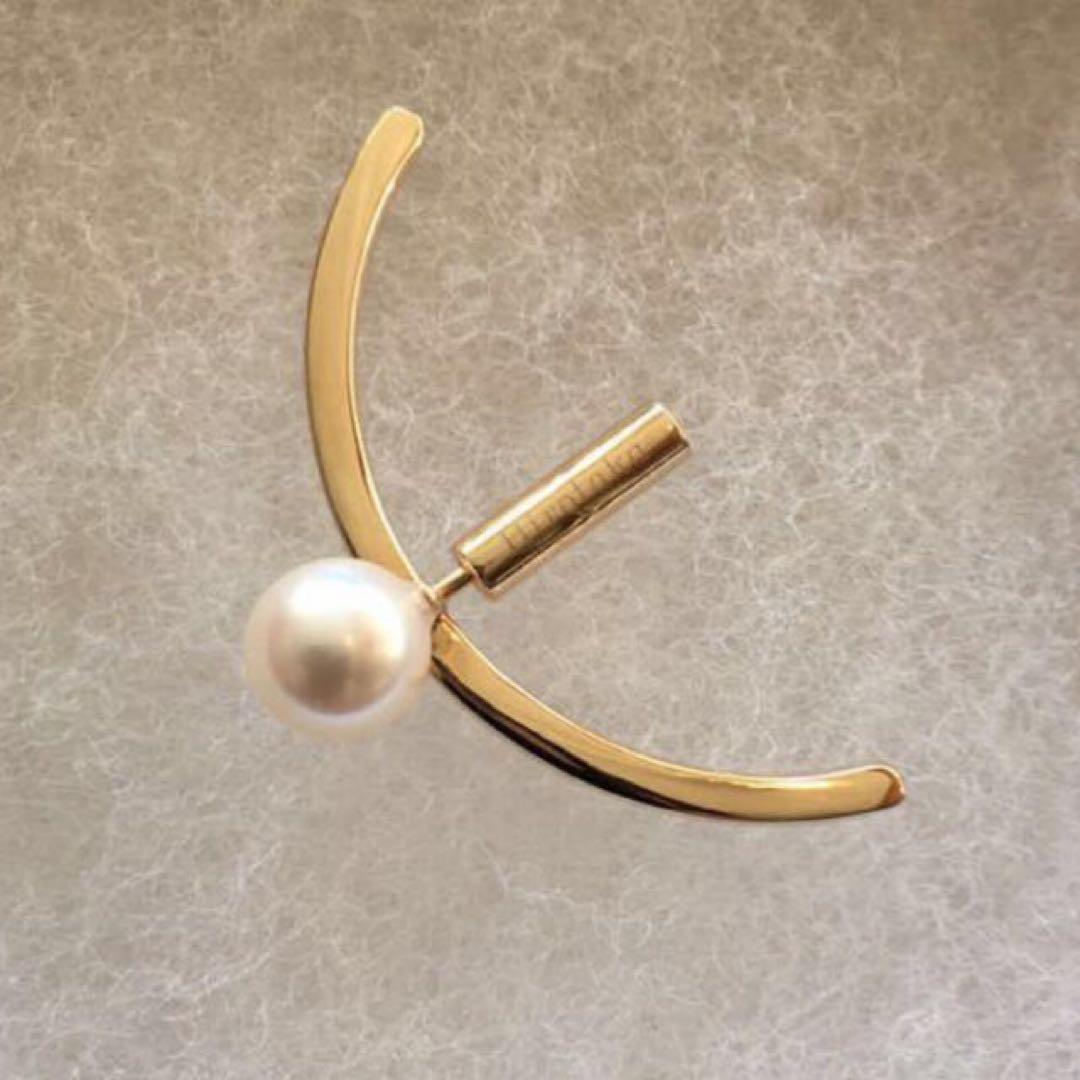 au⭐︎hirotaka ヒロタカ ボウ　ピアス　アコヤパール　K10