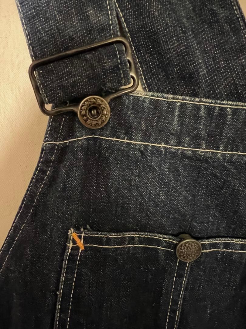 40s 大戦 WWII オーバーオール 濃紺 30s50s60sLee