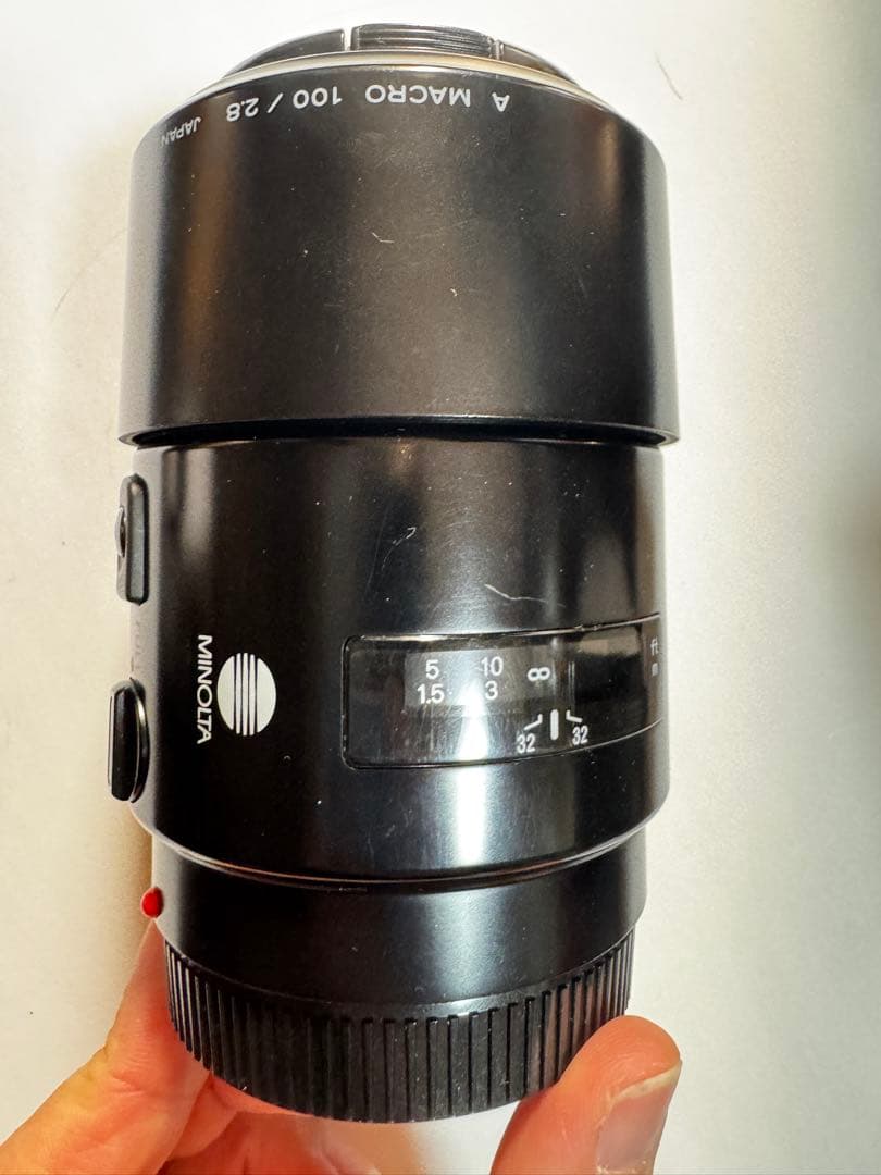 MINOLTA AF 100 MACRO レンズ