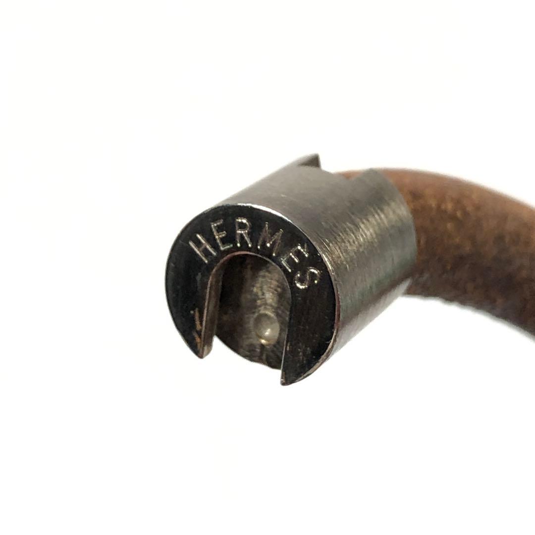 エルメス　ブレスレット　イオタ　レザー　バングル　メンズ　レディース　箱付き