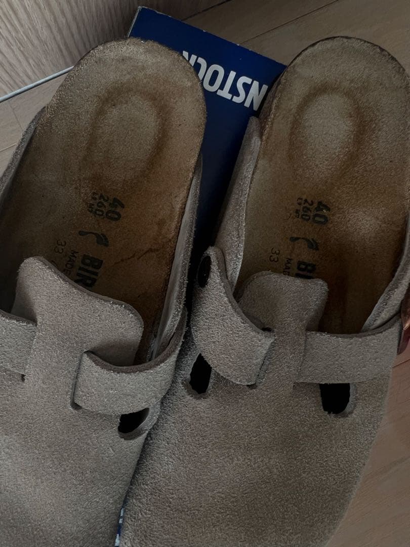 Birkenstock Boston BS サイズ40 taupe トープ