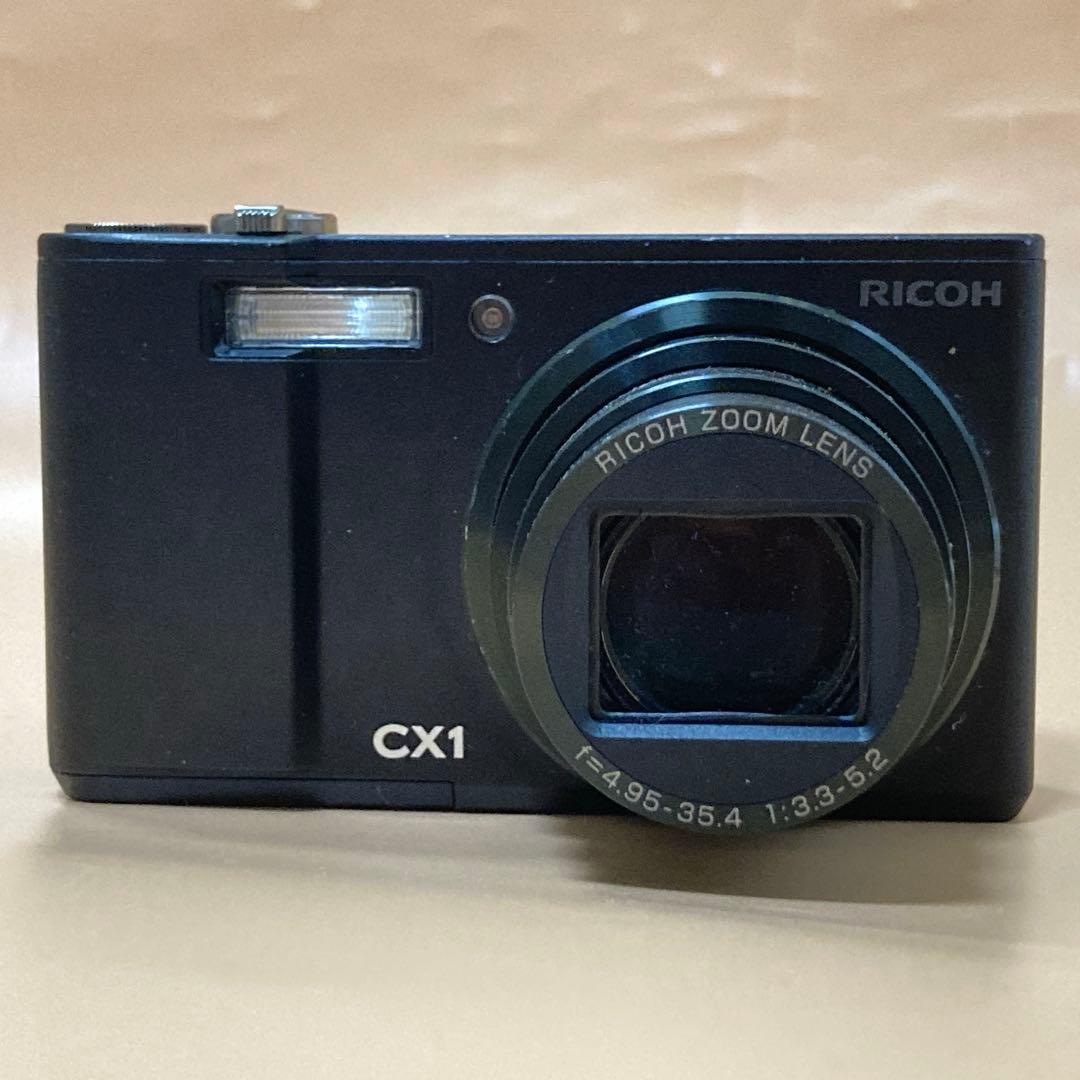 ●スマホ転送OK●RICOH CX1 ブラック色 SDカード付き