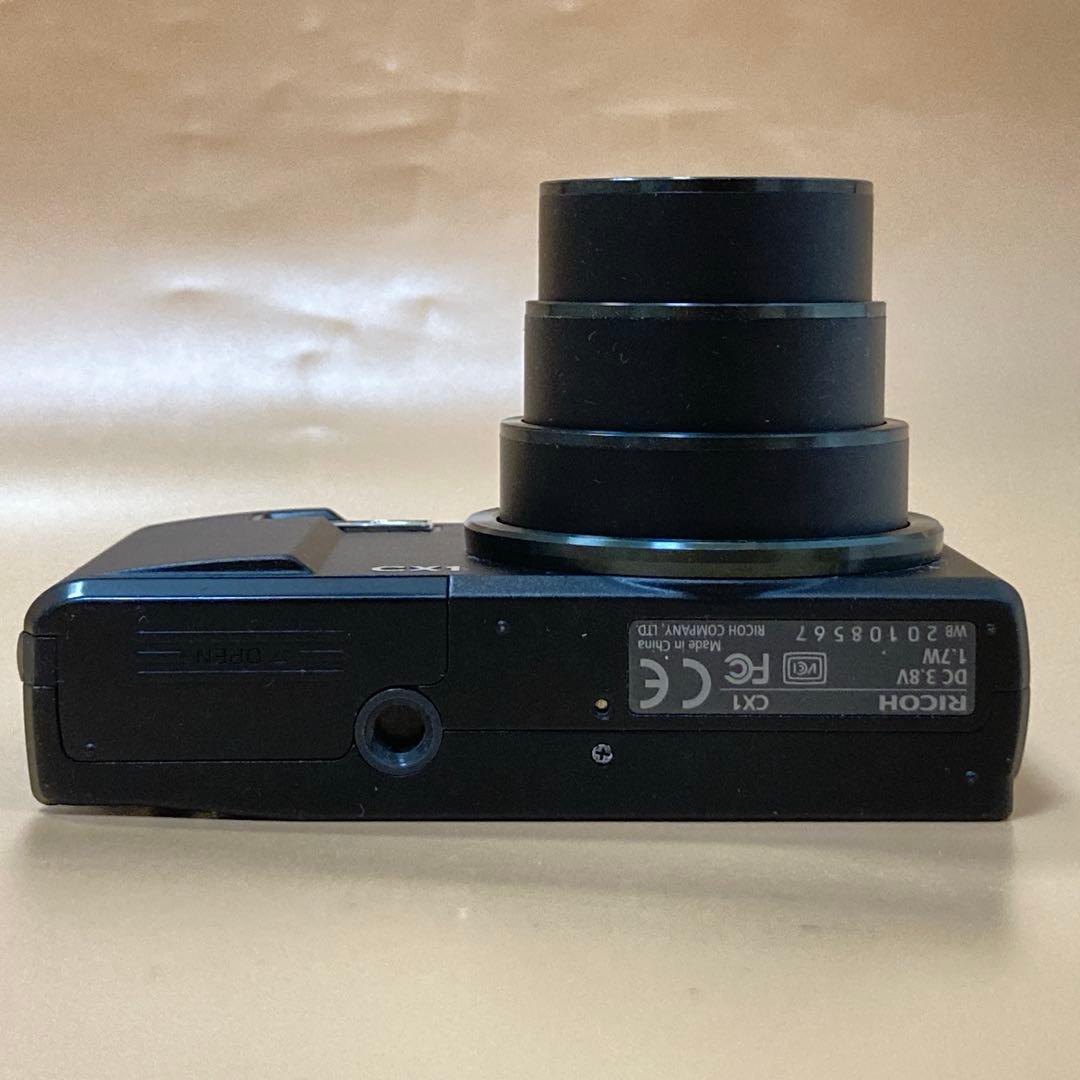 ●スマホ転送OK●RICOH CX1 ブラック色 SDカード付き