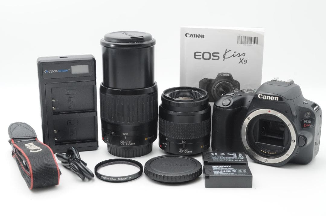 ★新品クラス⑤★新春初売りSALE★ Canon EOS Kiss x9 ダブル
