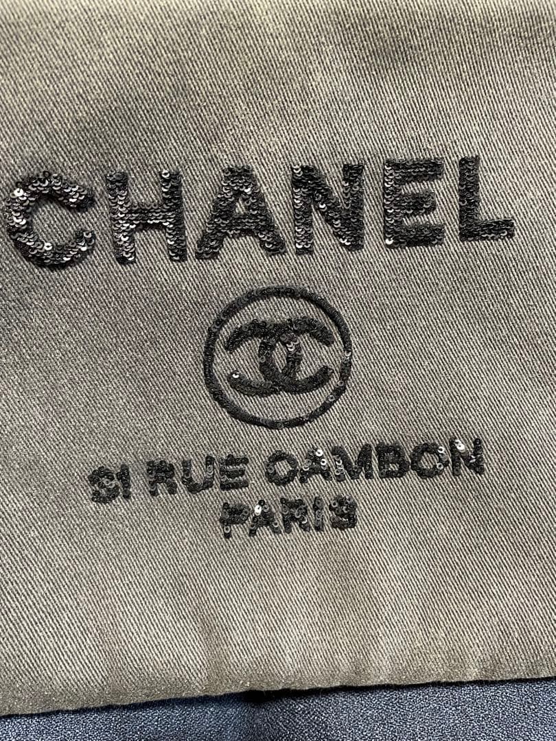 シャネルCHANELクラッチバッグ　ドーヴィル　デニム