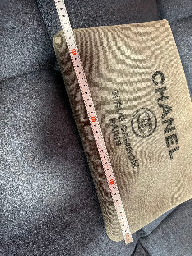 シャネルCHANELクラッチバッグ　ドーヴィル　デニム