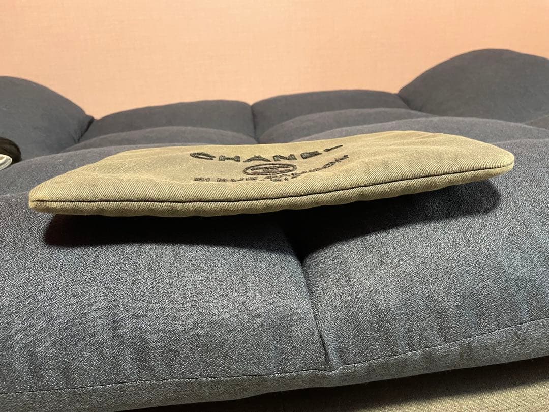 シャネルCHANELクラッチバッグ　ドーヴィル　デニム