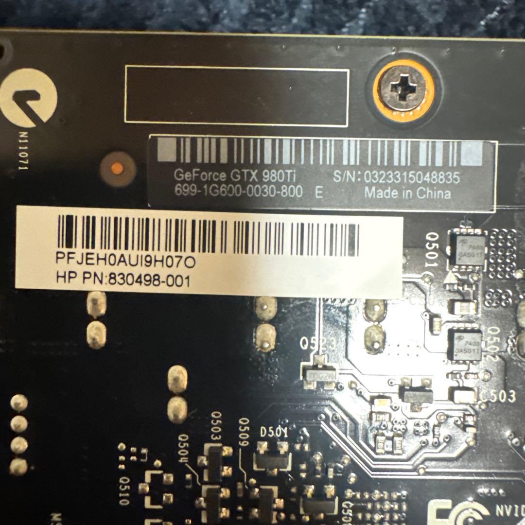 グラフィックボード・グラボ・ビデオカード GeForce GTX980Ti GDDR5 6GB