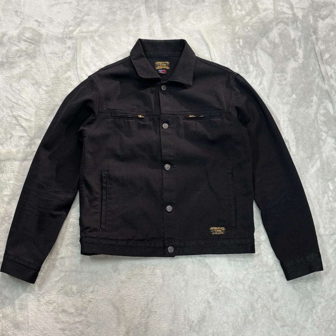 クライミー ブラックデニムワークジャケット サイズM メンズ ルード系 USA製