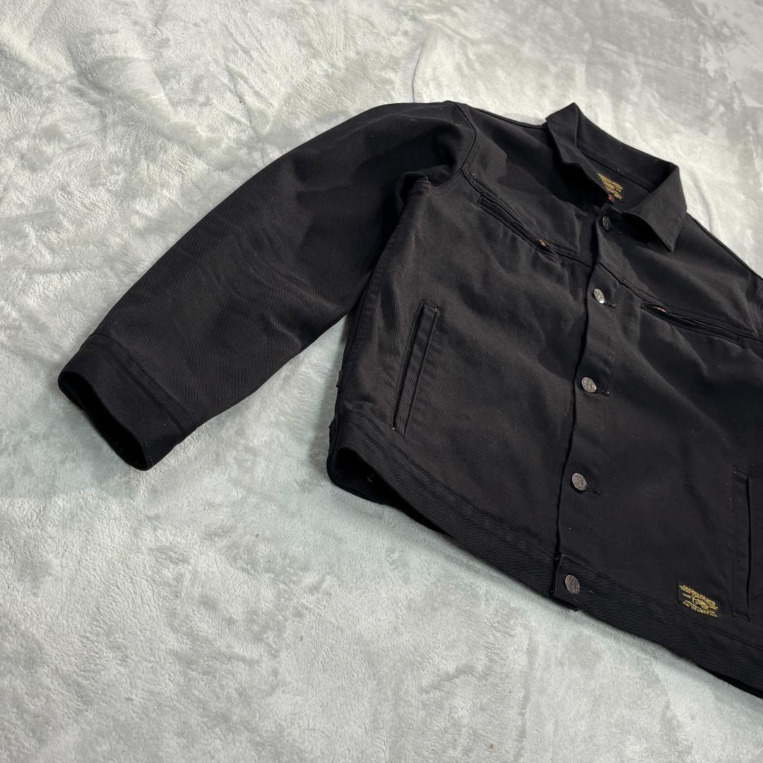 クライミー ブラックデニムワークジャケット サイズM メンズ ルード系 USA製
