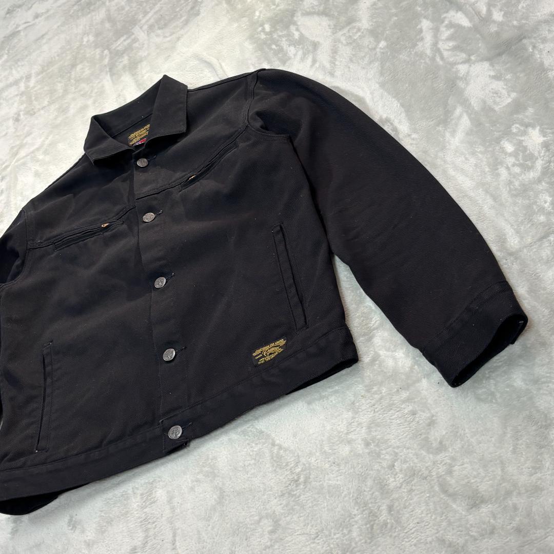 クライミー ブラックデニムワークジャケット サイズM メンズ ルード系 USA製
