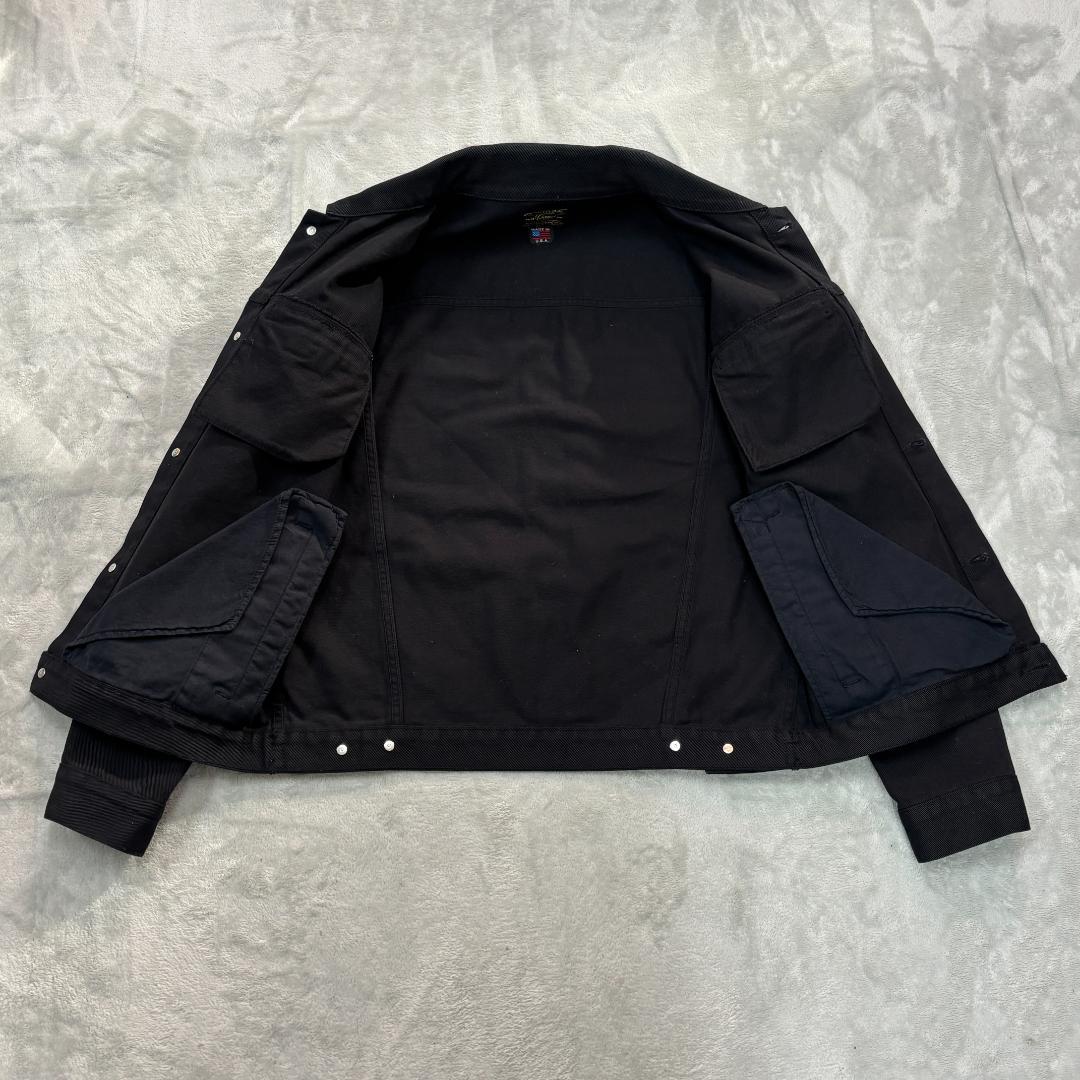 クライミー ブラックデニムワークジャケット サイズM メンズ ルード系 USA製
