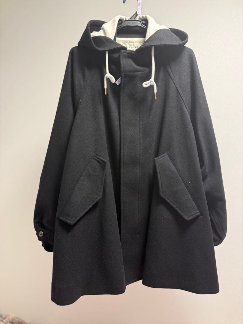 THE SHINZONE フード付きジャケット ブラック