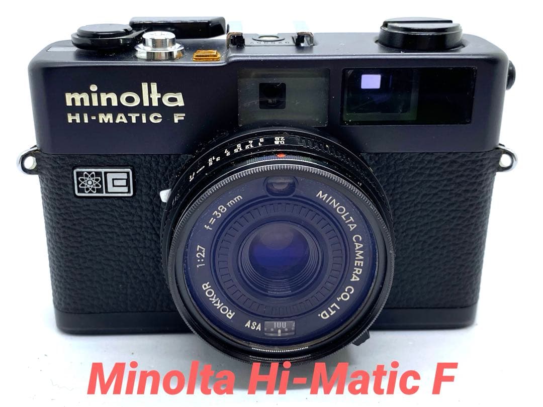 Minolta ミノルタ Hi-Matic F フィルムカメラ ブラック