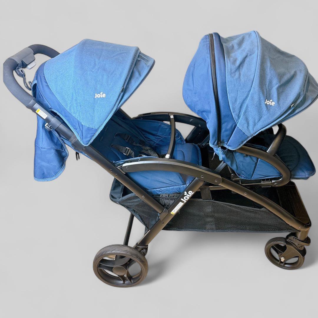 【美品】 Joie ジョイー　エヴァライトデュオ　二人乗りベビーカー　カトージ