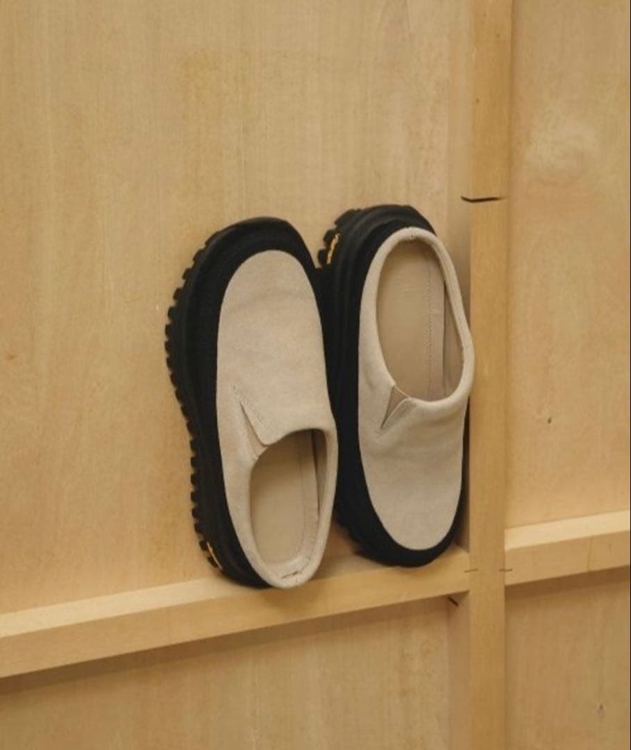 TODAYFUL Vibramレザーソールサボ　スリッポン　サンダル　ベージュ