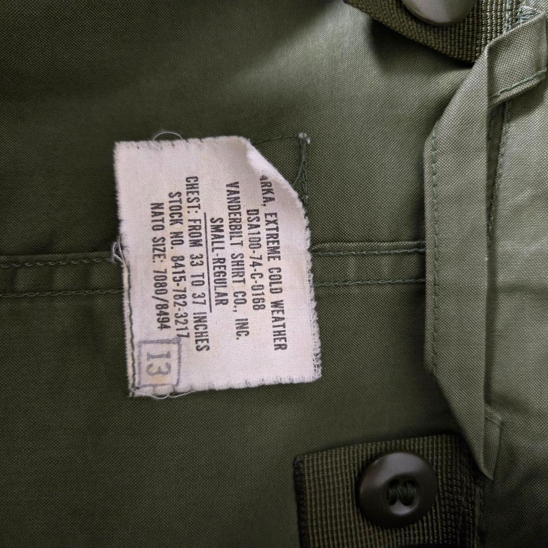 ライナー付属 70sM-65フィッシュテールパーカーsmall regular