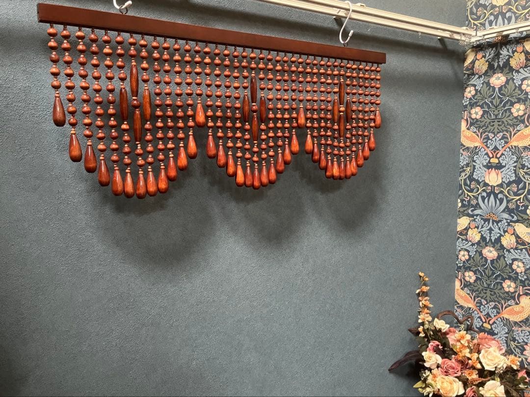 玉のれん ショート丈 昭和レトロ 当時物 インテリア 目隠し