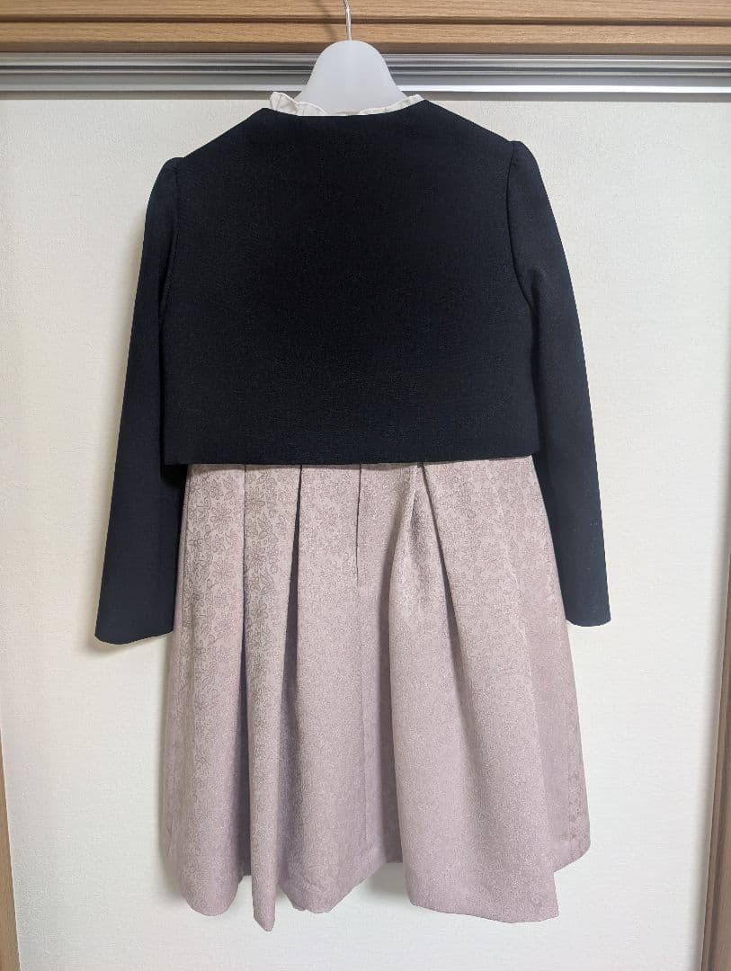 【最終値下げ】BEAMS 女の子 130 ネイビー・ピンク　卒園式入学式※おまけ