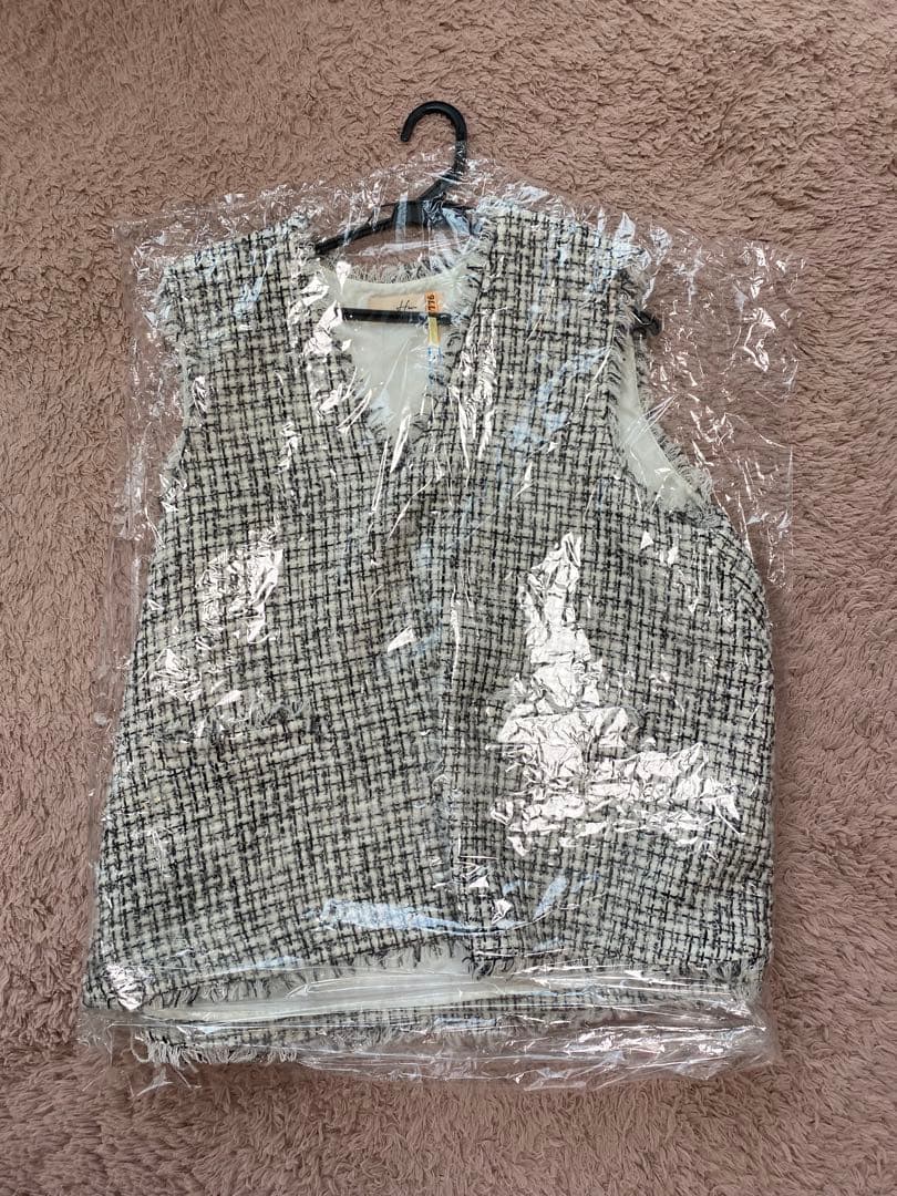 heve ヘイブ MIXツイードジレ