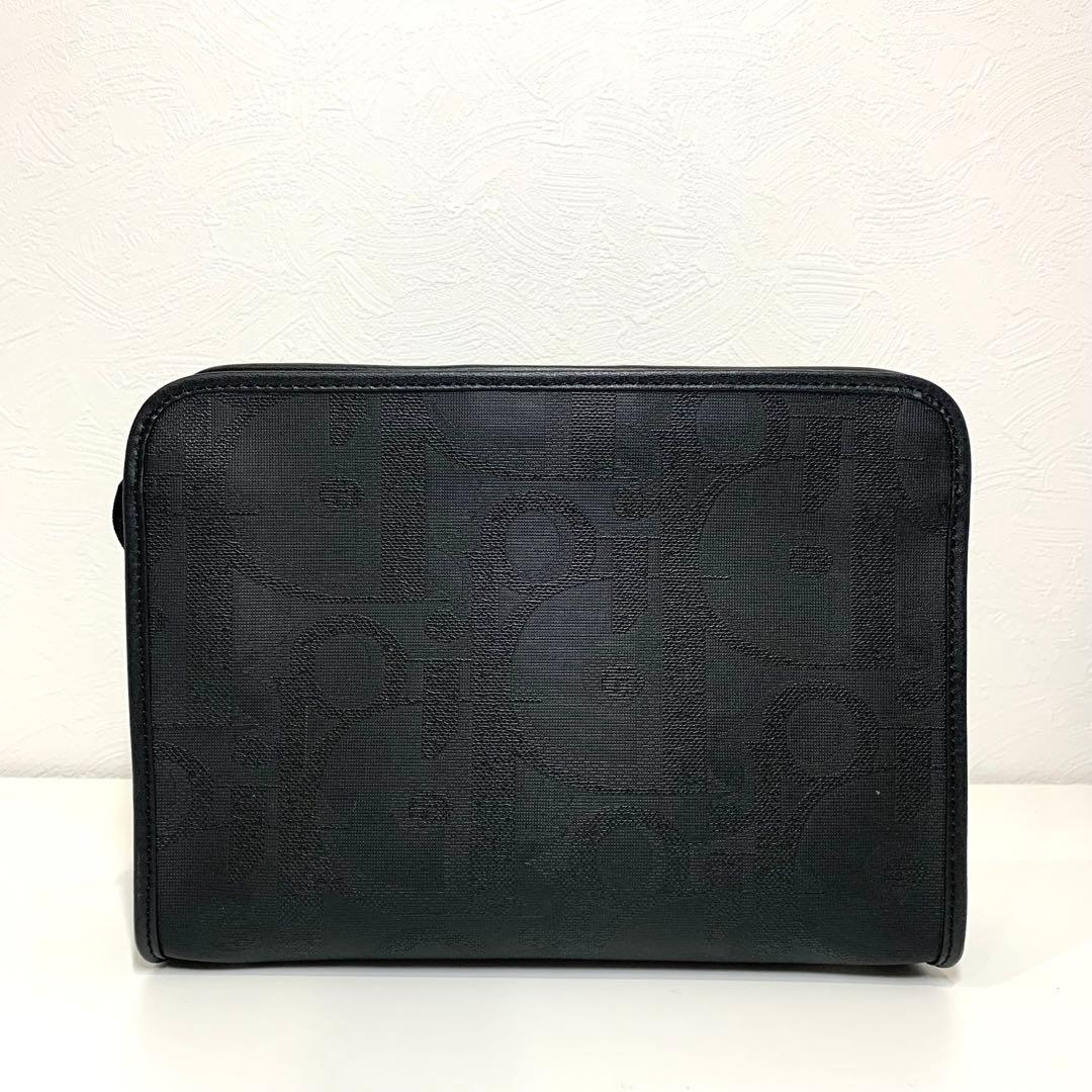 クリスチャン ディオール　オーバル トロッター PVC ハンド クラッチ バッグ