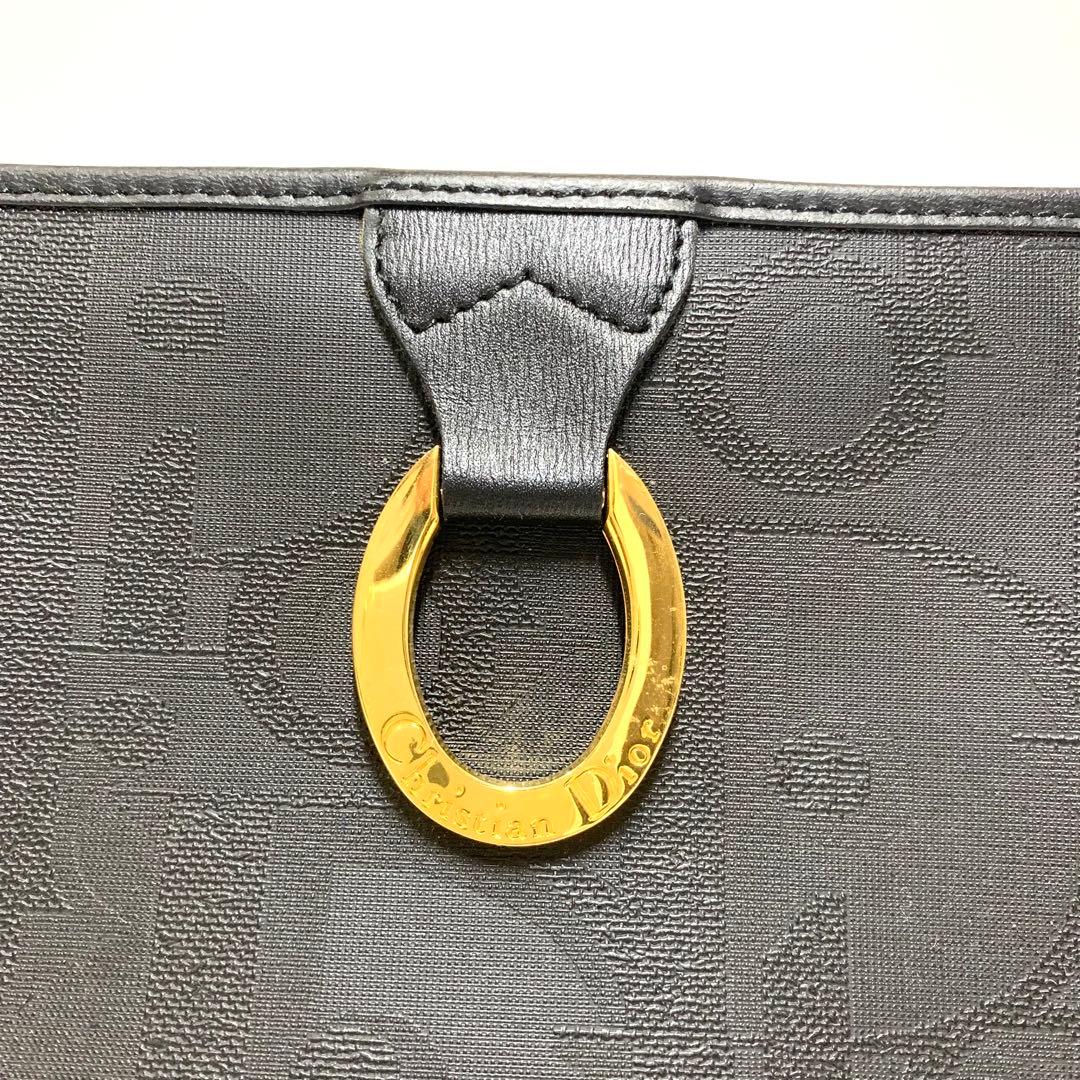 クリスチャン ディオール　オーバル トロッター PVC ハンド クラッチ バッグ
