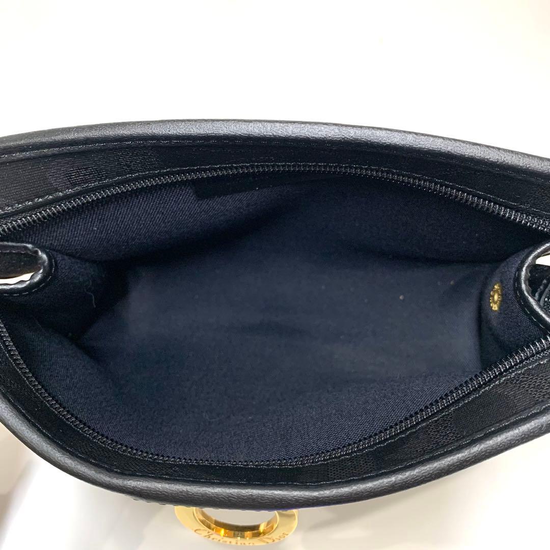 クリスチャン ディオール　オーバル トロッター PVC ハンド クラッチ バッグ