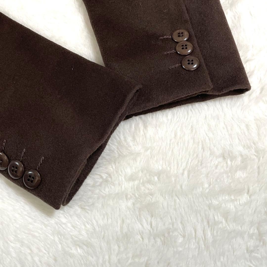 極美品● マックスマーラ テーラードジャケット カシミヤ100% ブラウン