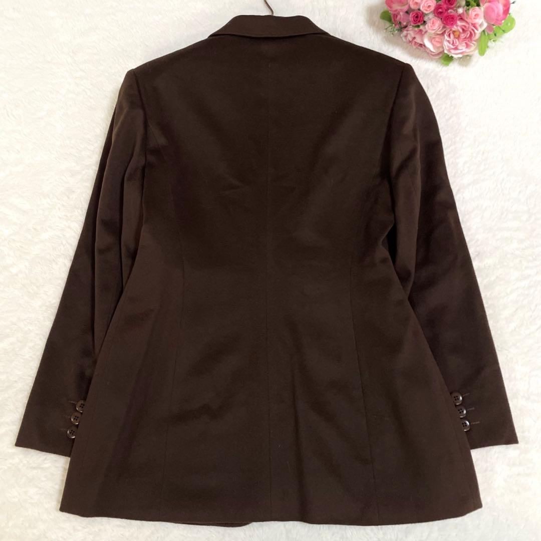 極美品● マックスマーラ テーラードジャケット カシミヤ100% ブラウン