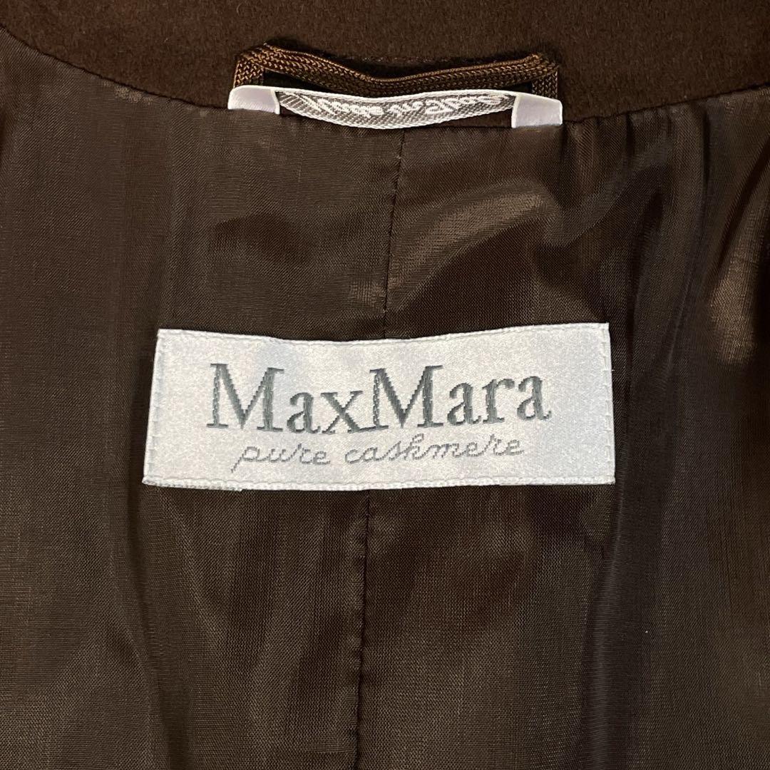極美品● マックスマーラ テーラードジャケット カシミヤ100% ブラウン