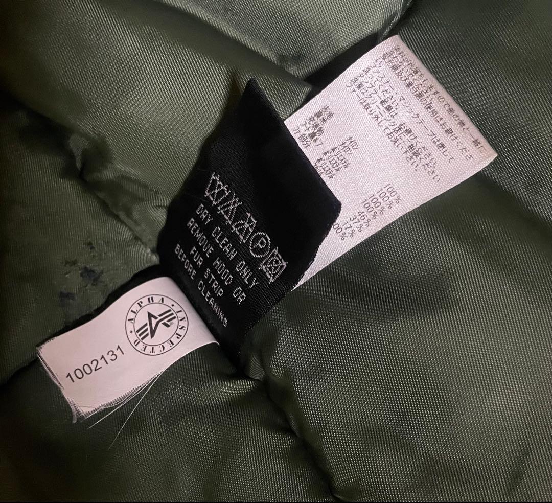 試着のみ　アルファ N3B　ジャパン　スリム　スペック　ミリタリー　japan暖